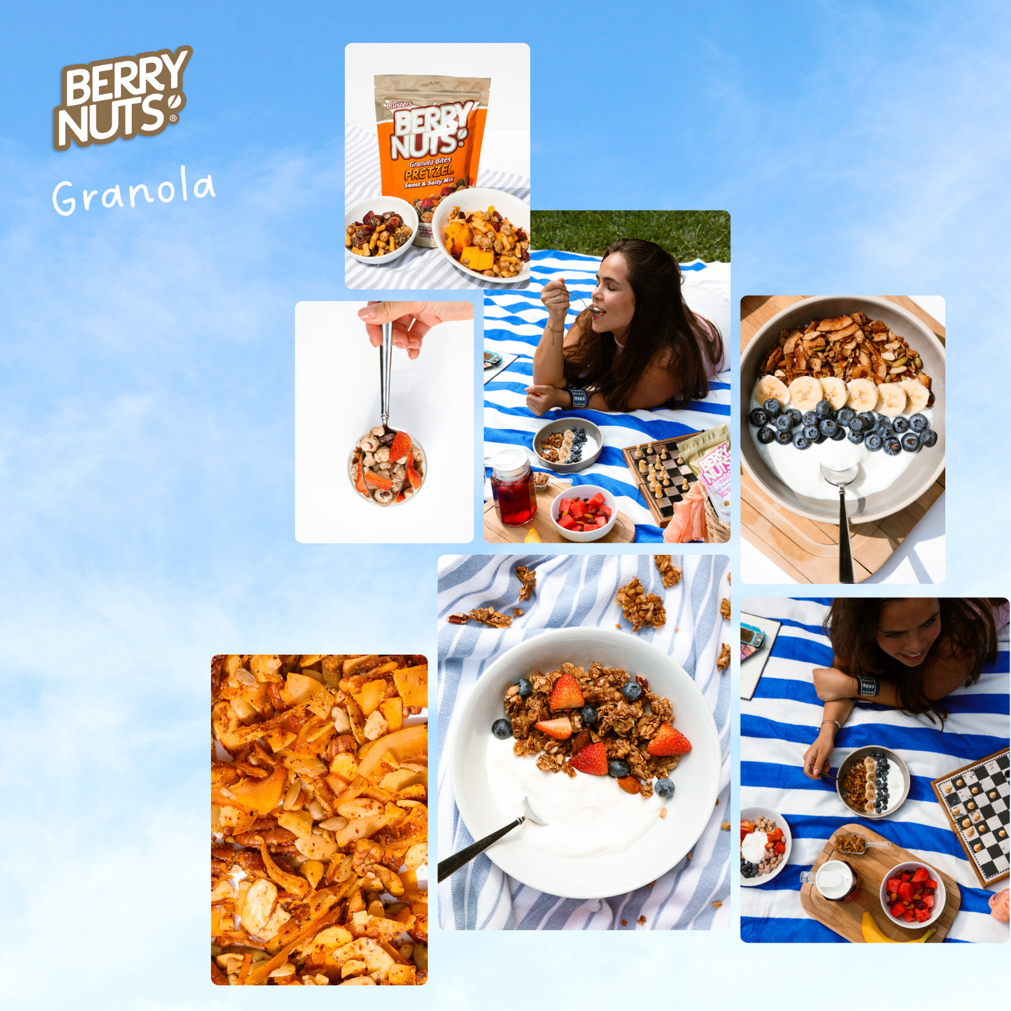 Granola Mix Premium con Pistache y Quinoa Berry Nuts® 800g