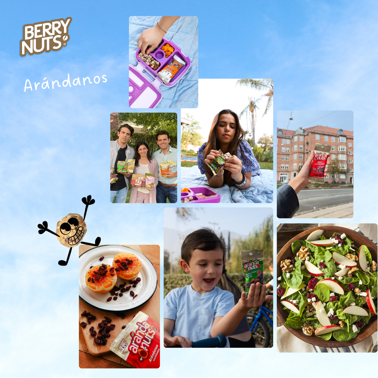 Six Pack ArandaNuts® Arándanos Enchilados 30g c/u