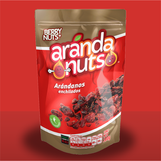 ArandaNuts Arándanos Enchilados 180g