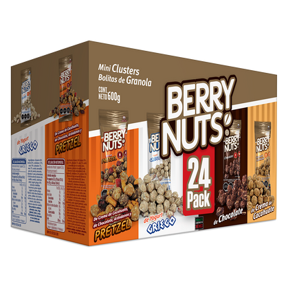 Pack 24 Clusters® Berry Nuts® 25g | Snack Saludable