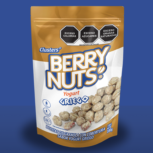 Clusters® Yogurt Griego Berry Nuts 180g