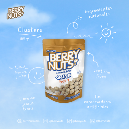 Kit Berry Nuts | Cluster Yogurt y Chocolate + Crunchy cluster Yogurt y Chocolate