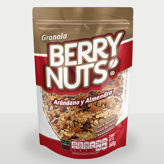Granola Arándano y Almendra Berry Nuts® 200g, 360g y 1kg