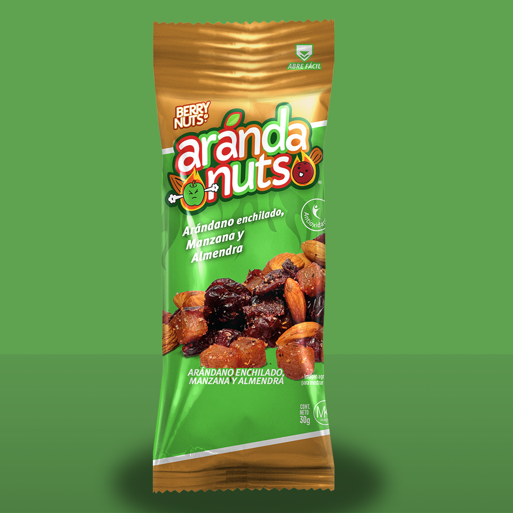 Pack 30 Snacks Saludables Berry Nuts® | Bolsitas de 25g y 30g