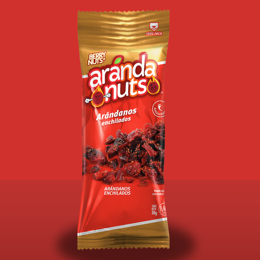 Bolsita ArandaNuts® de Arándanos Enchilados Berry Nuts® 30 g