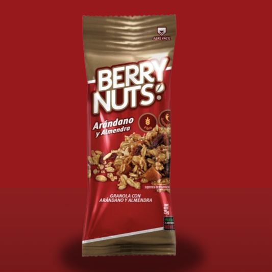 Bolsita de Granola Berry Nuts® con Arándano y Almendra 25g