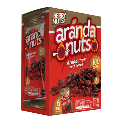 Snacks de Arándanos Enchilados de 30g (6 Pack)