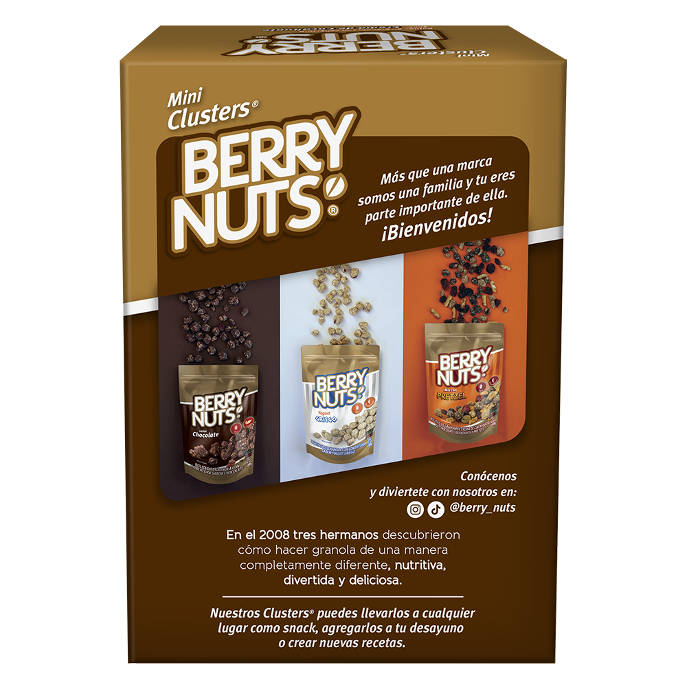 Six Pack Clusters® Crema de Cacahuate 25g c/u