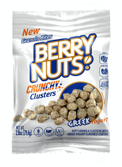 Kit Berry Nuts | Crunchy Cluster Yogurt Griego + Chocolate - 6 piezas