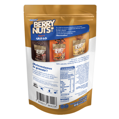 Clusters® Yogurt Griego Berry Nuts® 180g, 500g y 1kg