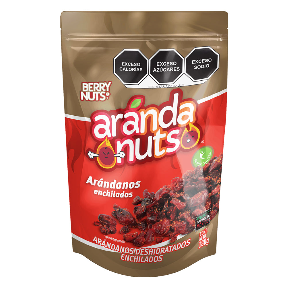 Arándanuts® Arándanos Enchilados. 180gr 🌱